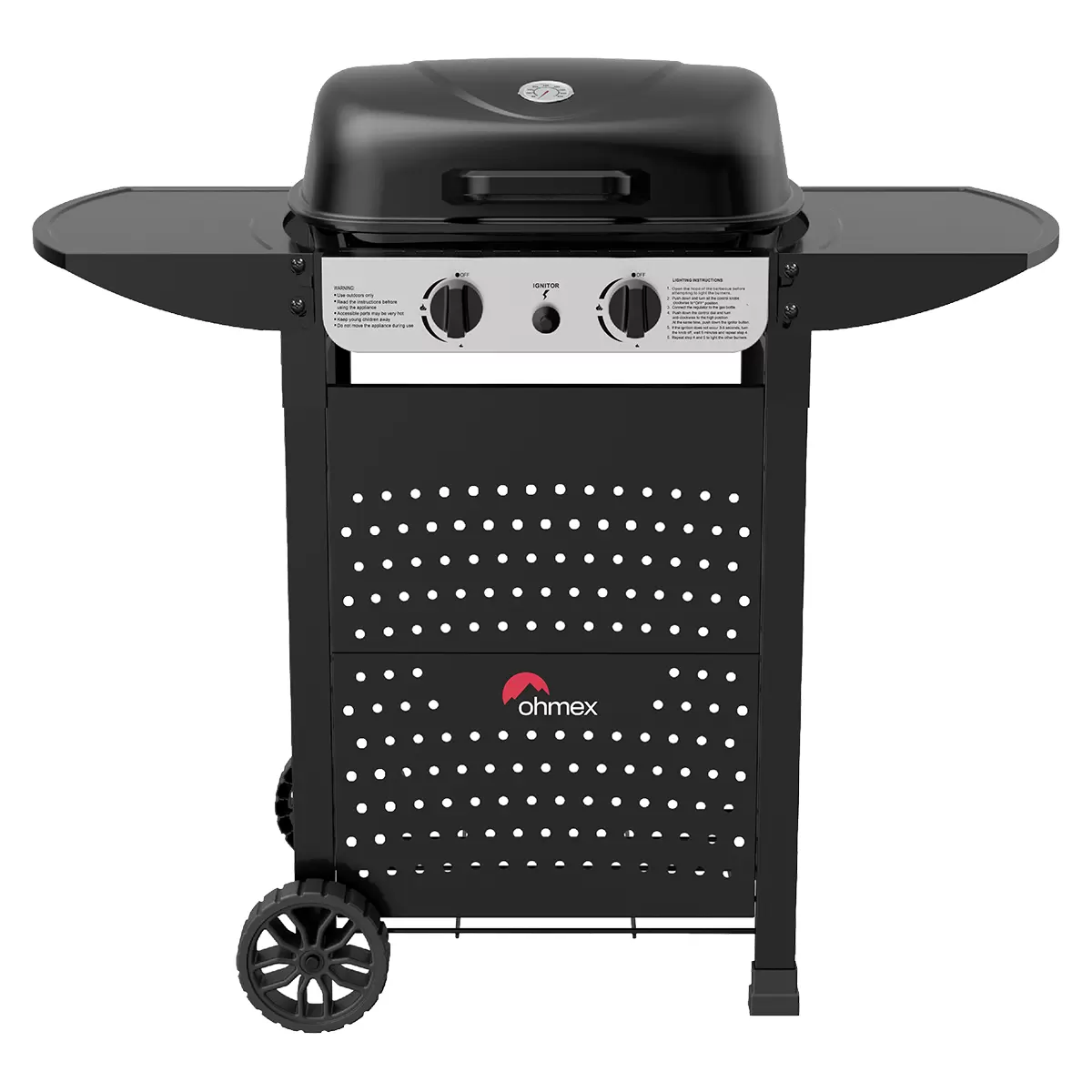 Gasgrill Ohmex Schwarz