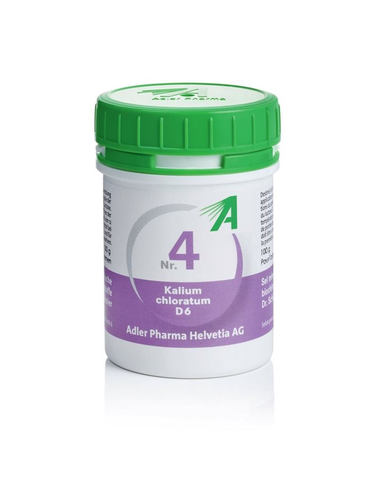 ADLER Nr4 Kalium chloratum Tabl 6 D 100 g