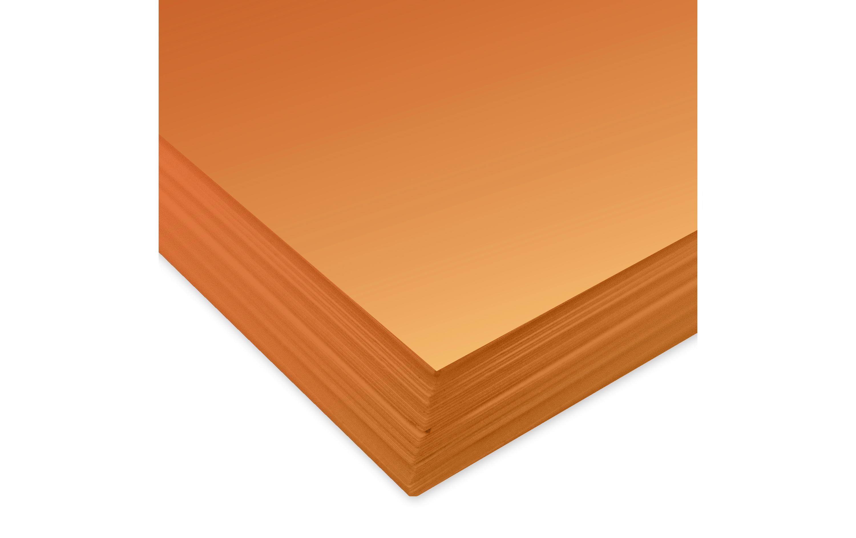 Tonzeichenpapier 50 x 70 cm, 130 g/m², 10 Blatt, Kupfer mattVielseitig verwendbar zum Basteln