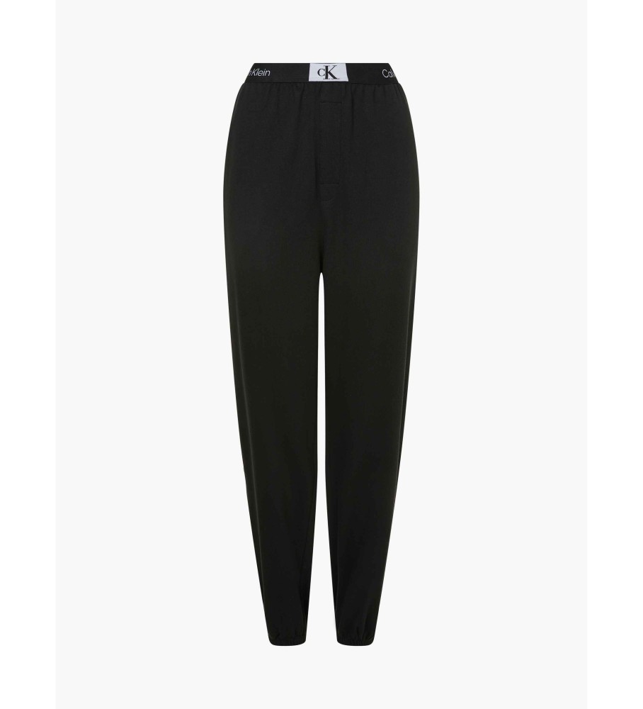 Calça de moletom Calvin Klein CK96 preta