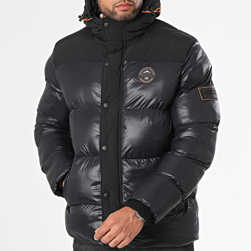 Doudoune Capuche Noir