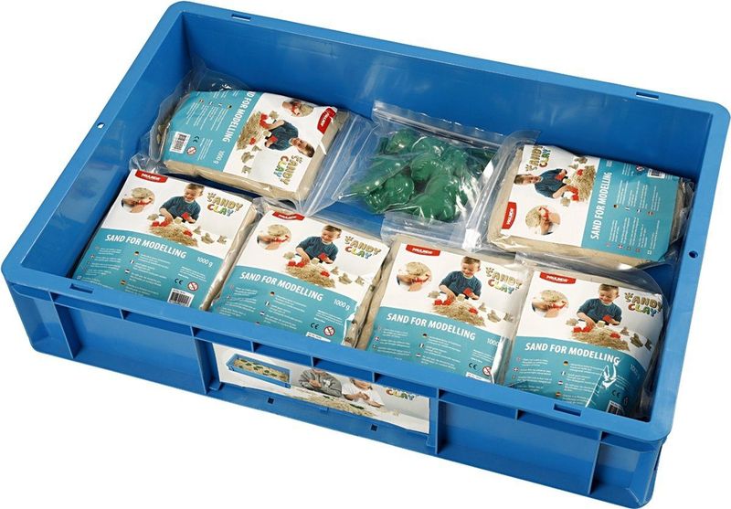 Sandy Clay® , H: 12 cm, afm 40x60 cm, naturel, 6 kg/ 1 doos