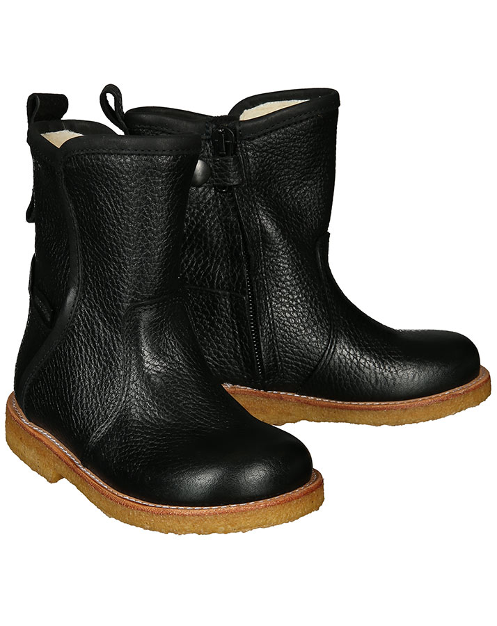 Winterstiefel TEX STOVLE gefüttert in schwarz