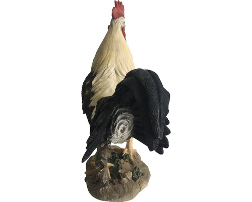 Decoratief beeldje Lafiora haan 39,5 cm kleurrijk