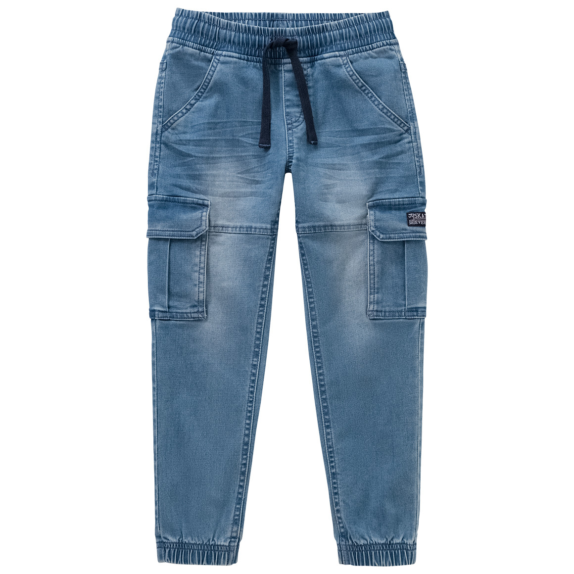Topolino Jungen Cargo-Jeans mit Elastikbund hellblau