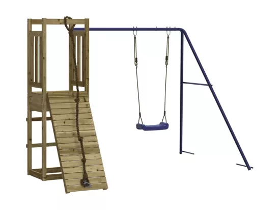 Aire de jeux d'extérieur bois de pin imprégné