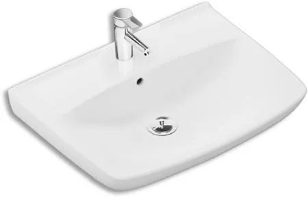 Ifö Spira vask lige 60cm 15062 - montering bolte/bæringer, m.hanehul m.overløb dybde 145