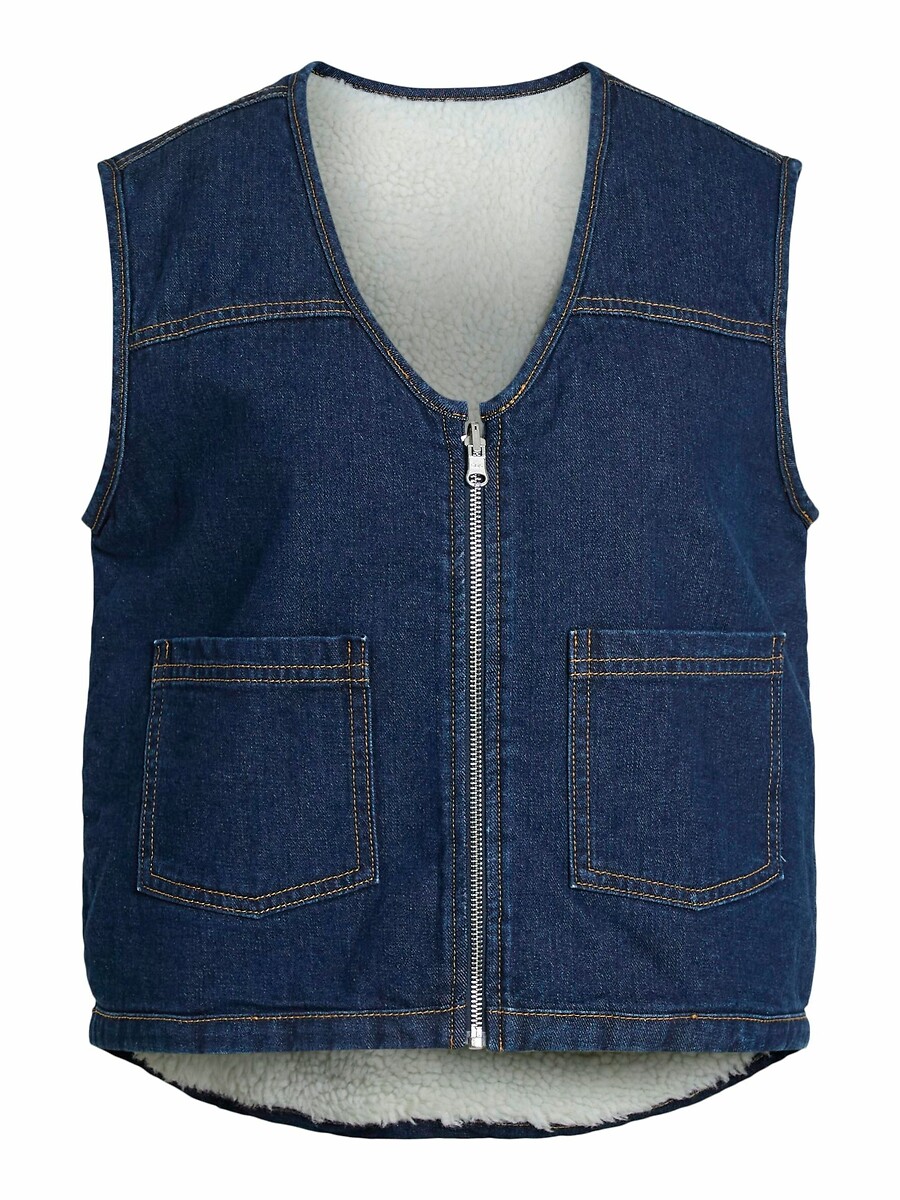 VILA<br>Colete jeans sem mangas
