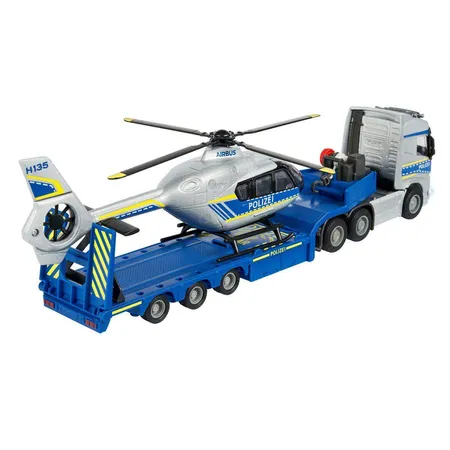 Majorette Volvo Truck +Airbus Police Helicopter