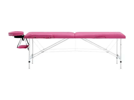 Table de massage pliable argenté 191 x 70 x 59 cm 02_0001809