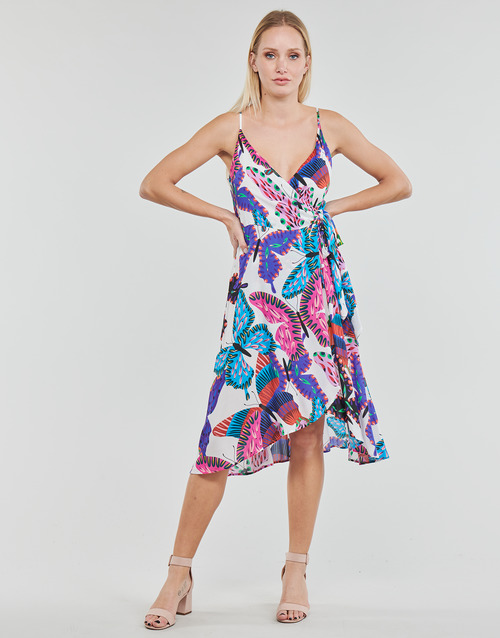 Desigual - VEST_ALANA - Blanc / Multicolore