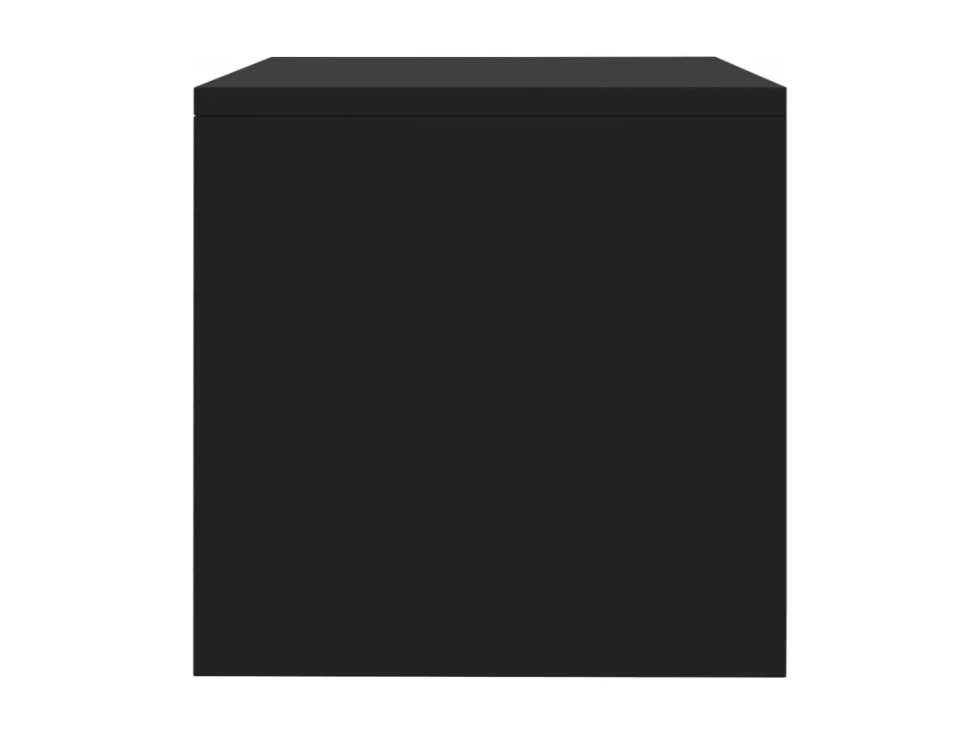 Table de chevet Noir 40 x 30 x30 cm Aggloméré