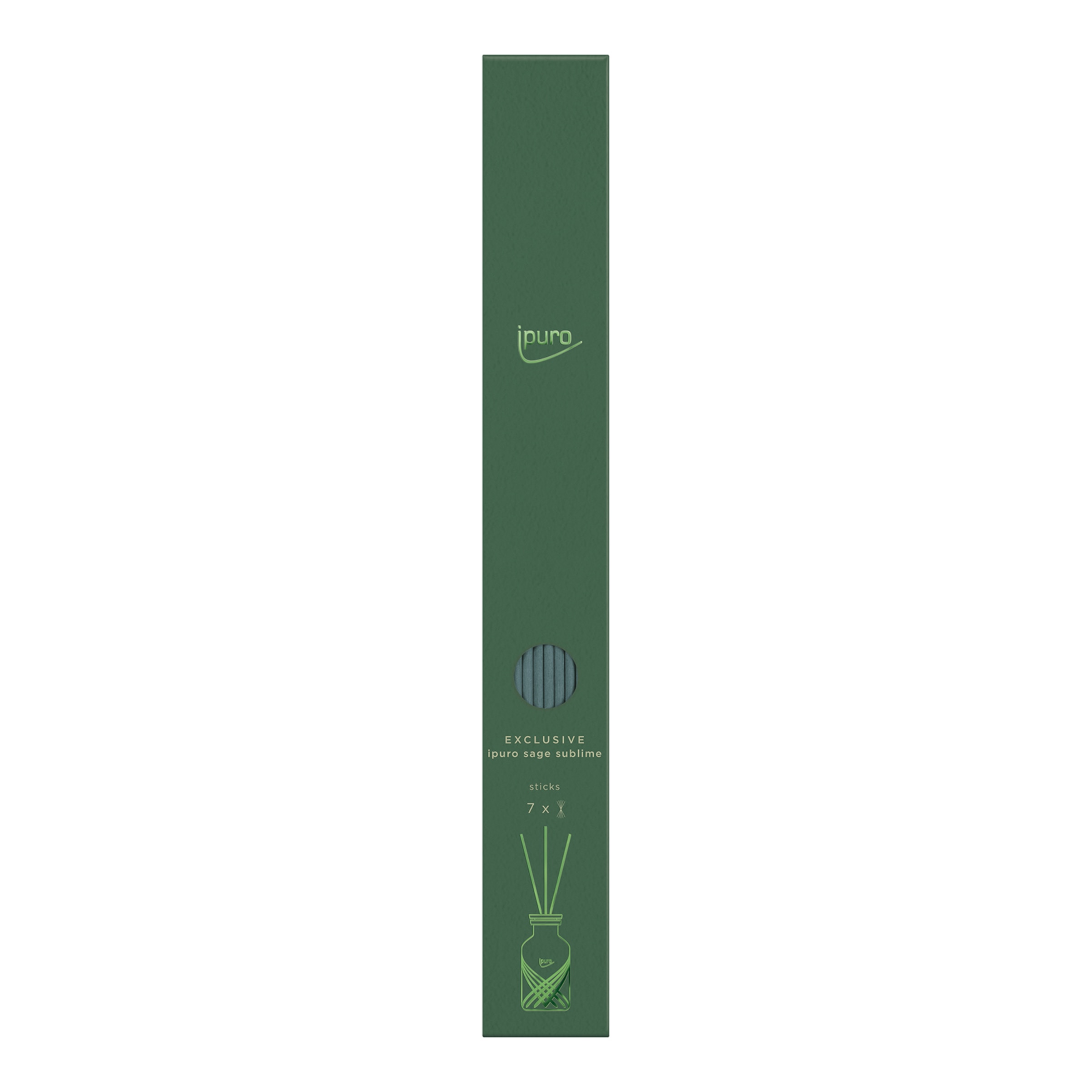 grün, L 35 x ⌀ 0,4 cm, 7 Stück