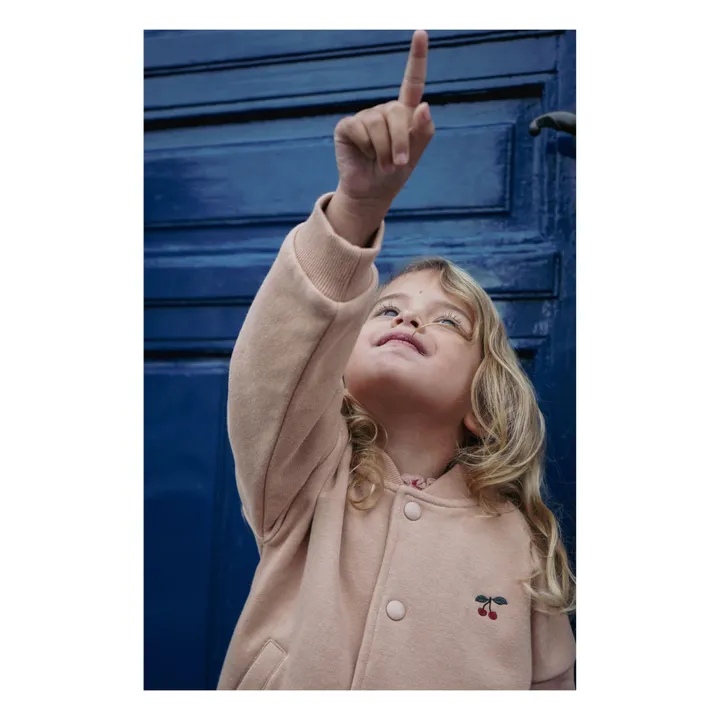 Konges Sløjd Bomber Coton Bio Cerise Lou Sequin | Rose pâle