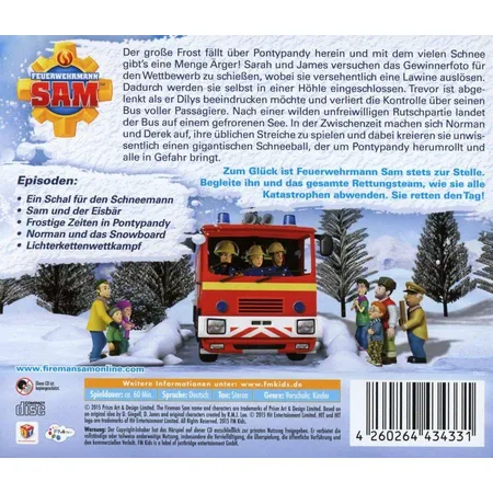 Edel Kids CD Feuerwehrmann SAM - Abenteuer im Schnee
