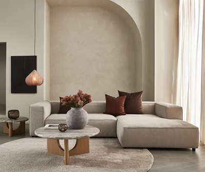 Nordstrom sofa med chaiselong