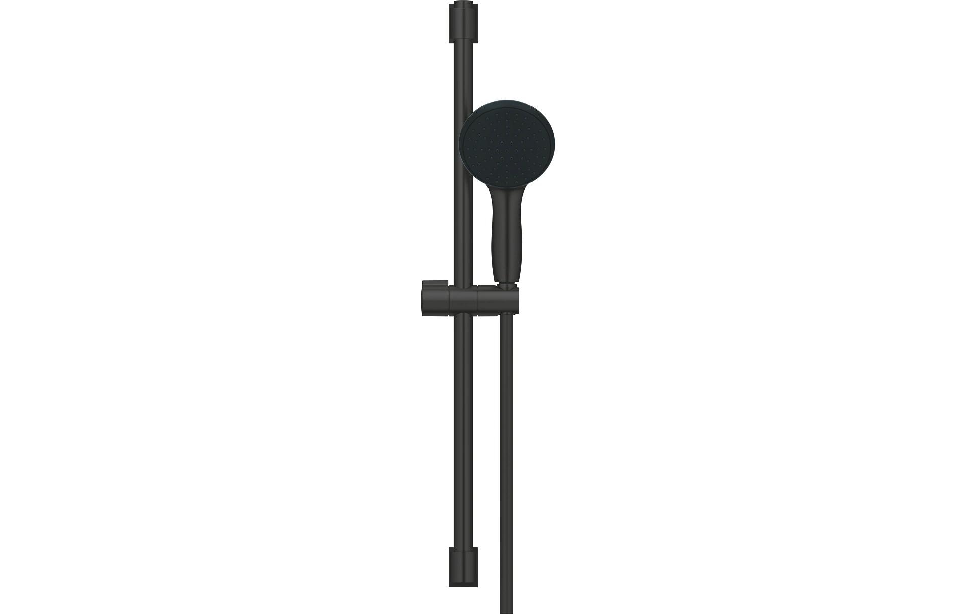 Duschsystem Vitalio Start 110 Mattschwarz<br>Duschstangenset