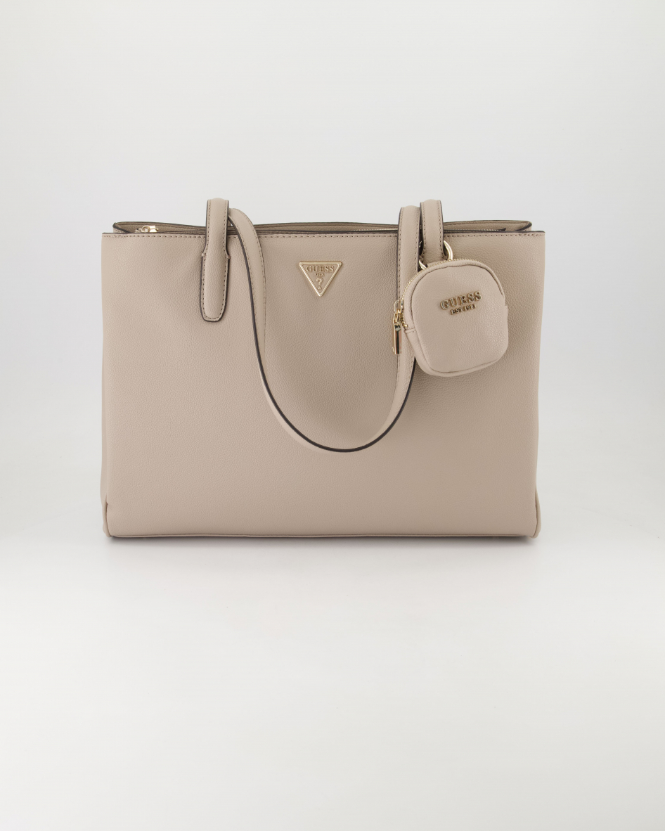 Guess Power Play Tech Tote Handtasche in Beige