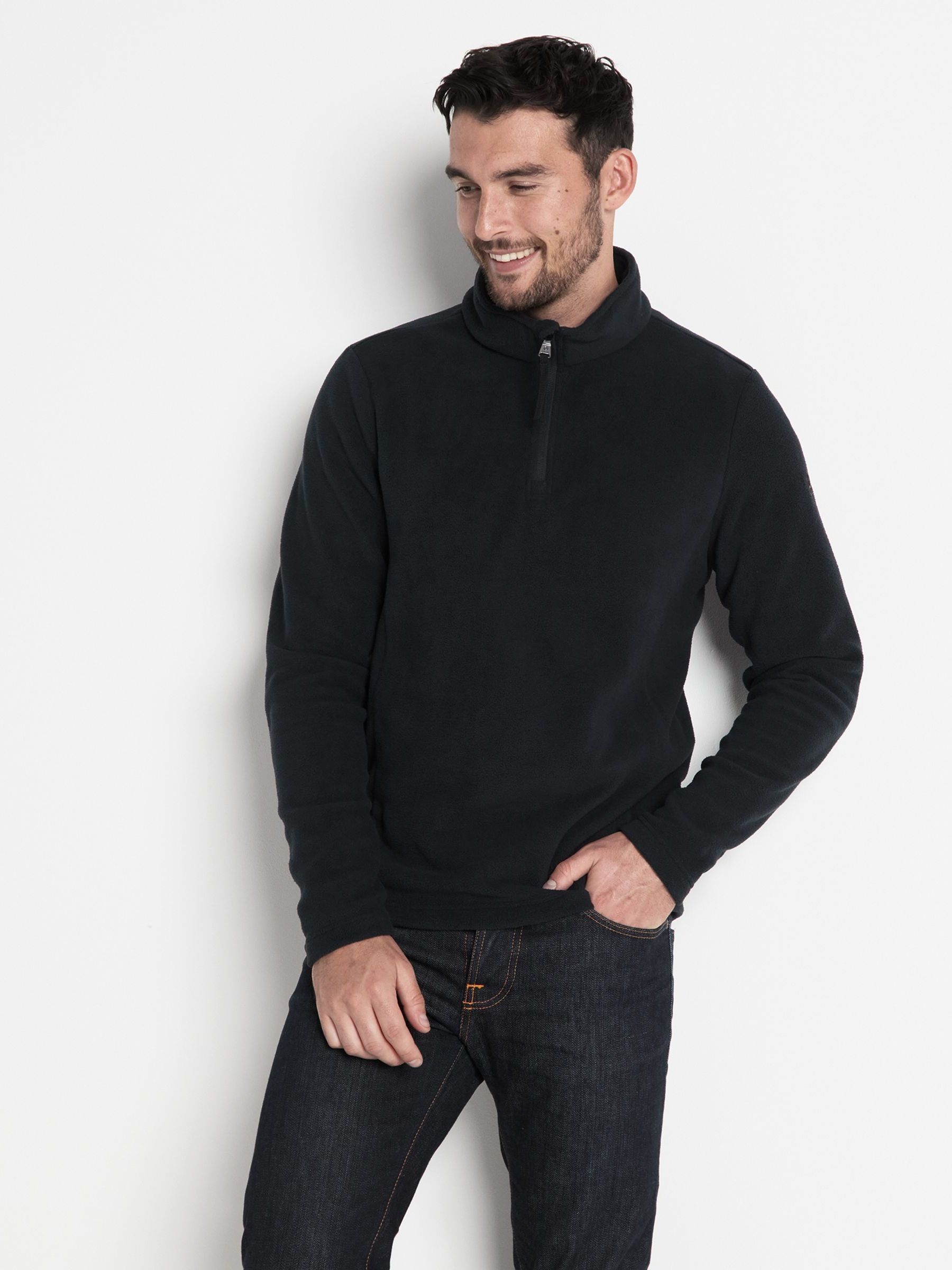 Zwart - Tog 24 - Revive damesfleece met kwart ritssluiting