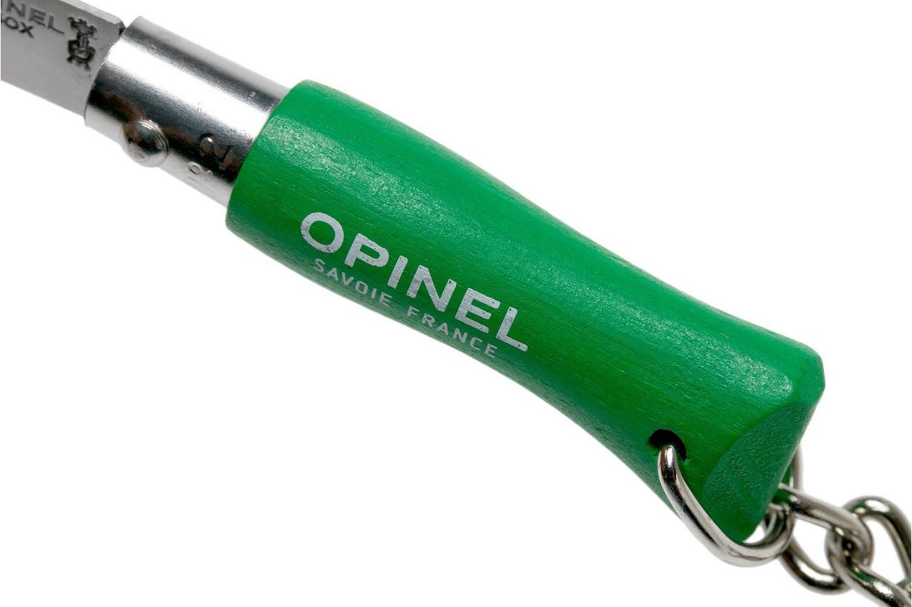 Opinel zakmes No. 02RV Keyring zakmes, Green