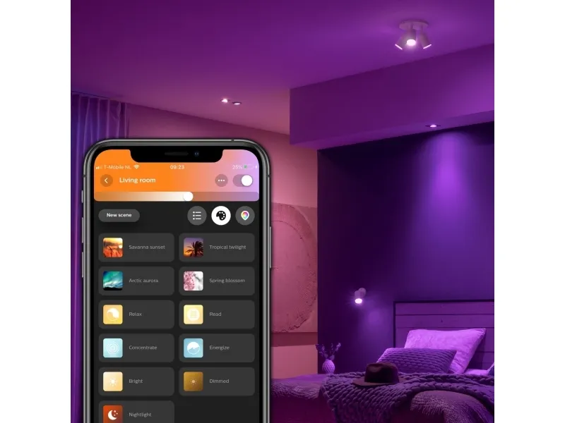 Philips Hue White Color Ambiance Centura Indbygningsspot Rund Aluminium - BT