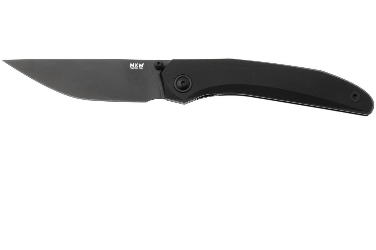 MKM Detonario DT-ABKB Black PVD Böhler M390, Black Aluminium, zakmes, TNT Knives design