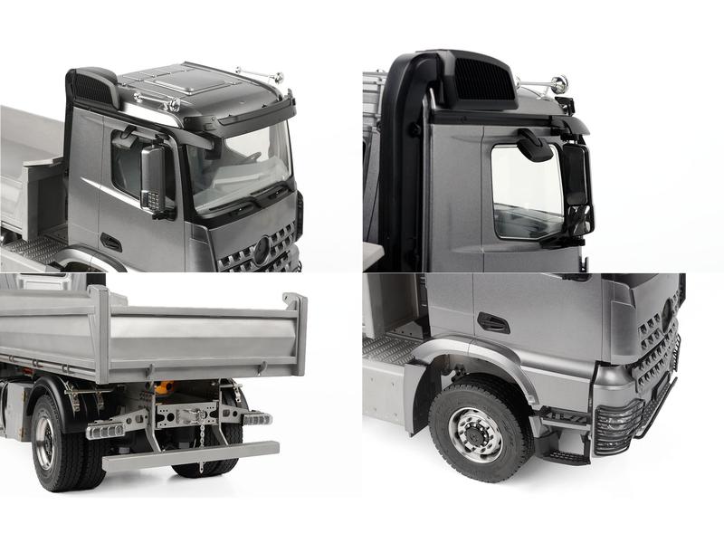 RC4WD Lastwagen Forge Hydraulik Kipper 4x4 1:14, ARTR 2-Achs Hydraulic Dump Truck
