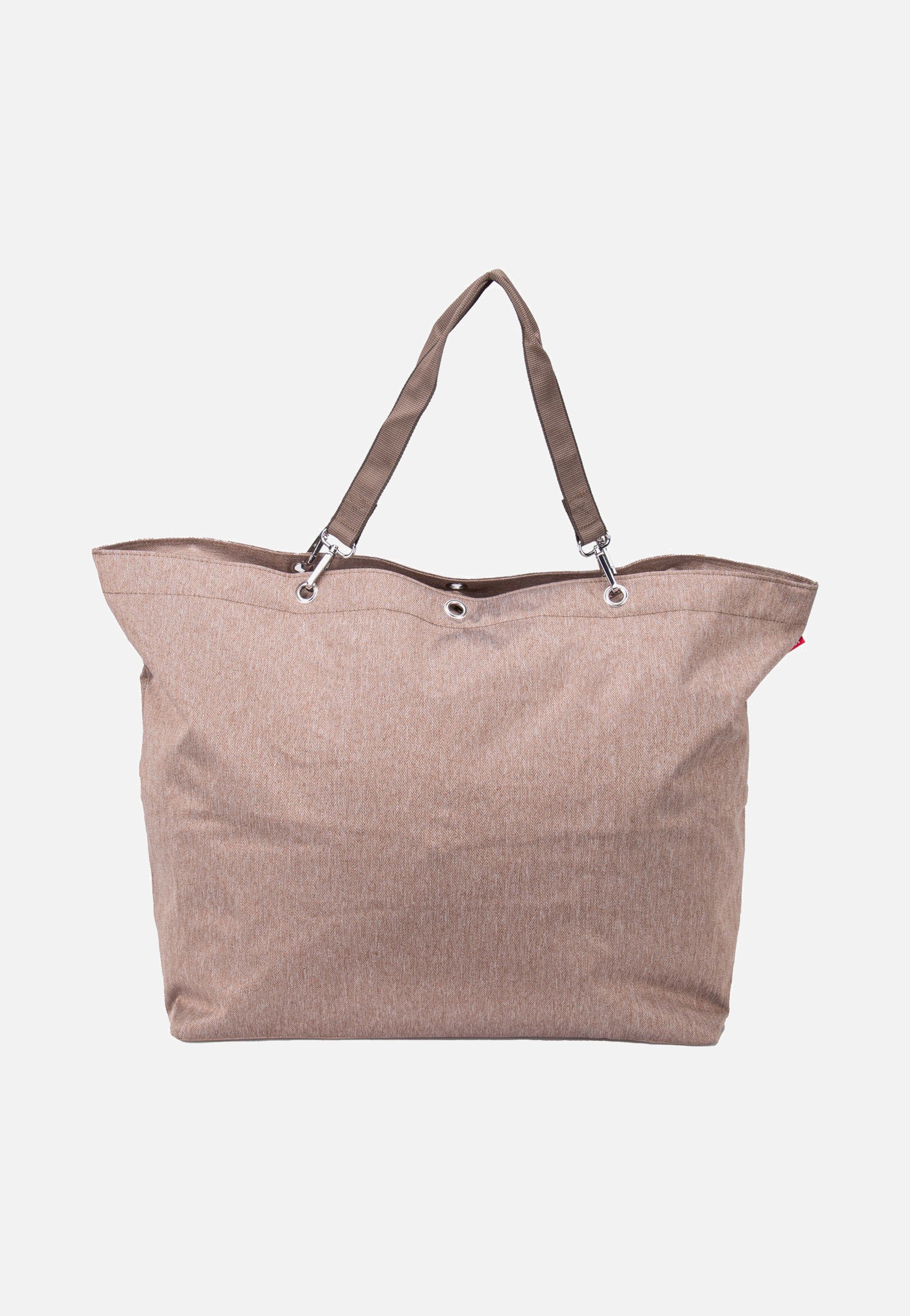 shopper XL Herringbone Mokka - Einkaufstasche