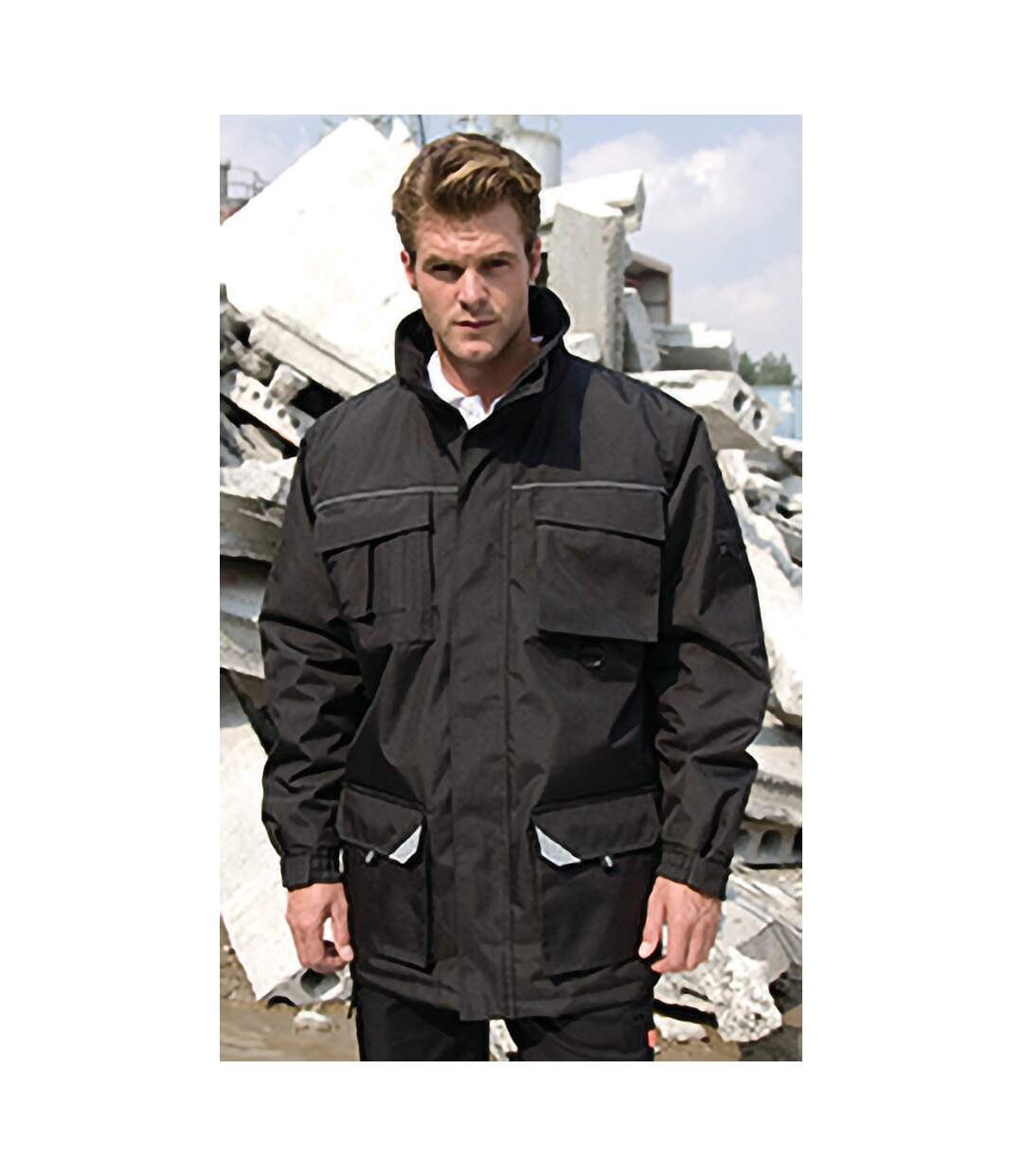 Result Sabre - Manteau de travail - Homme (Noir) - UTBC2795