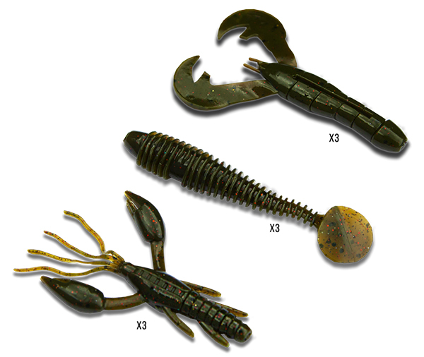 M-WAR Creature Bait Party Pack Pumpkin, 9 pièces !