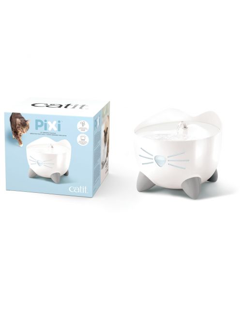 Catit Pixi Fountain - Kattendrinkbak - 20x20x16 cm Wit