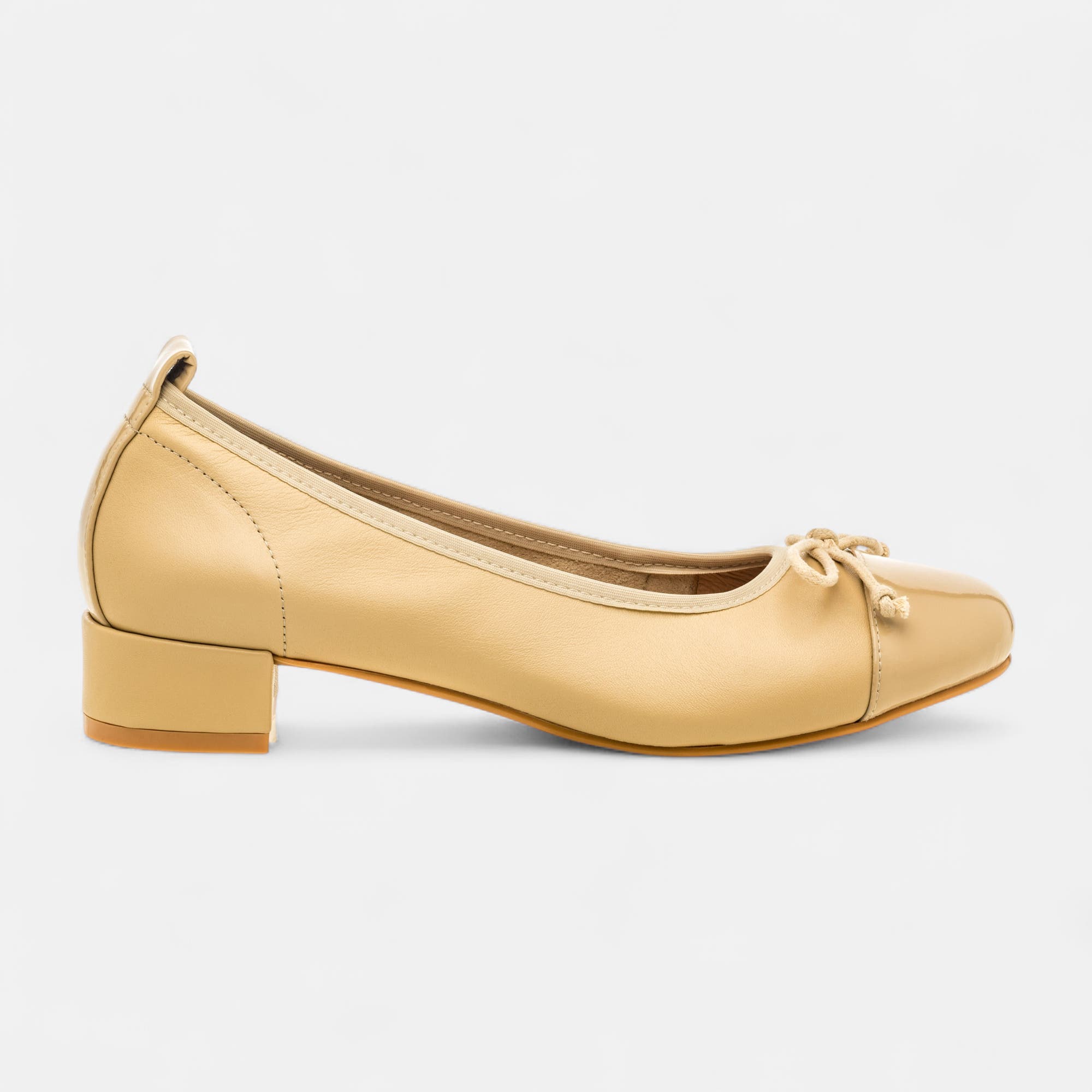 Escarpins Femme en cuir beige
