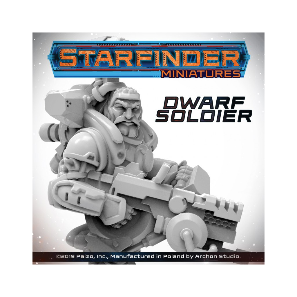 Starfinder - Dwarf Soldier