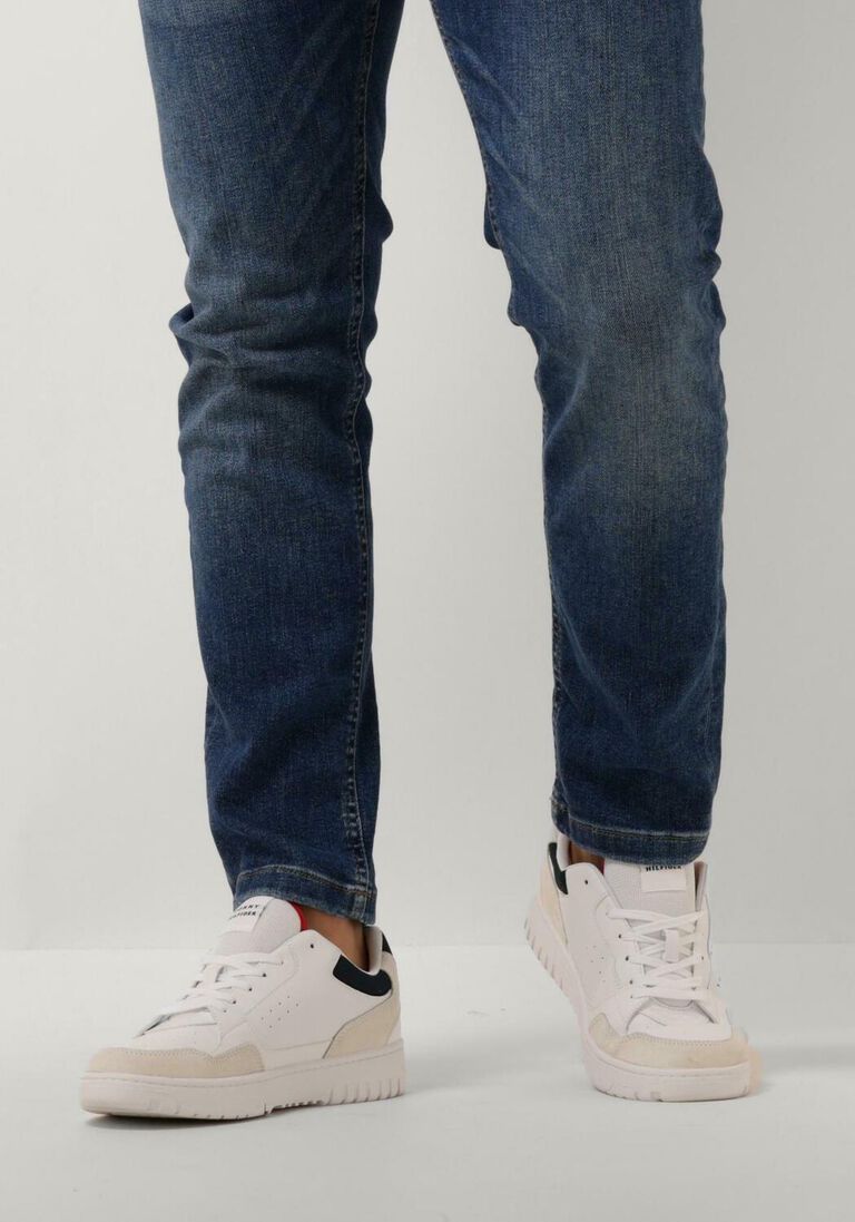 TOMMY HILFIGER witte tommy hilfiger lage sneakers th basket cor