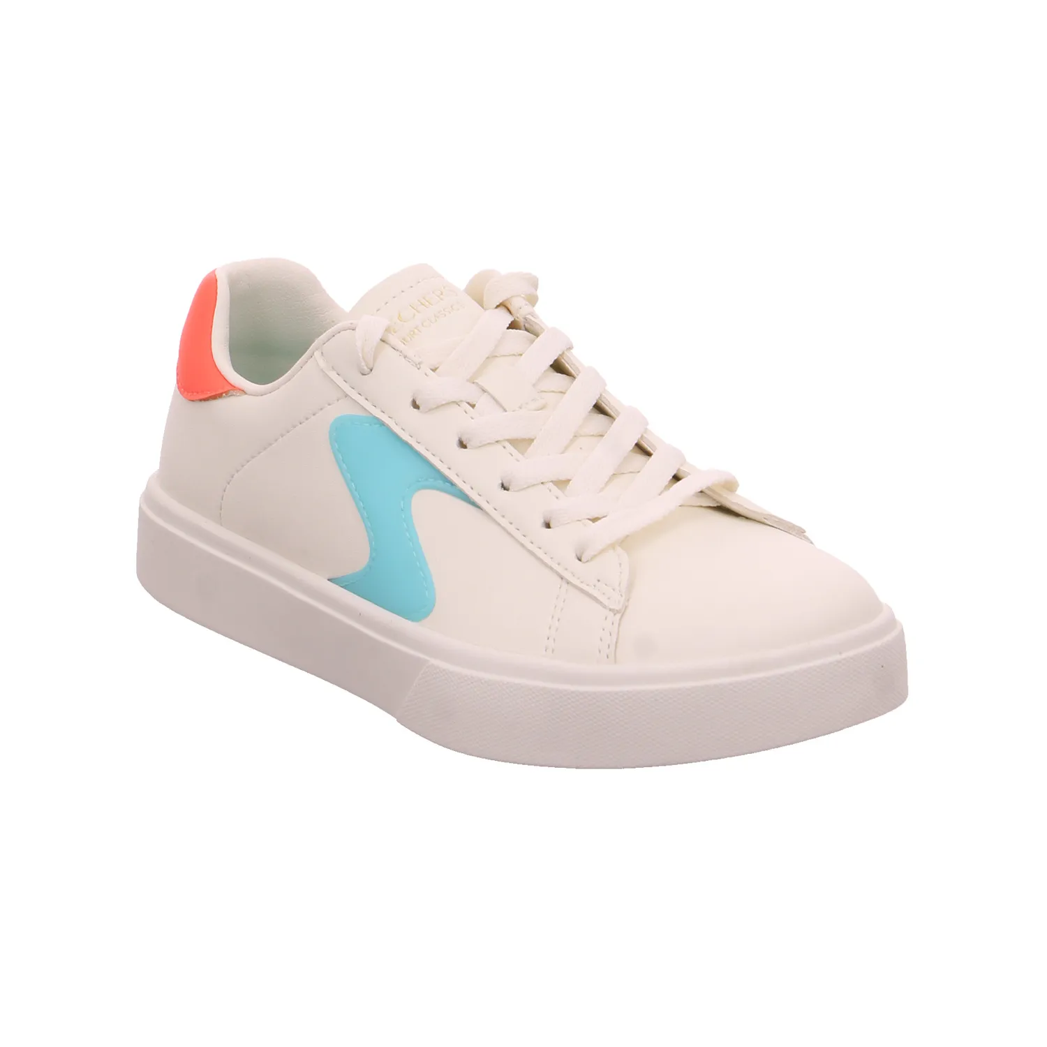 SKECHERS Mädchen-Halbschuh Binder Offwhite Lederimitat  Sneaker