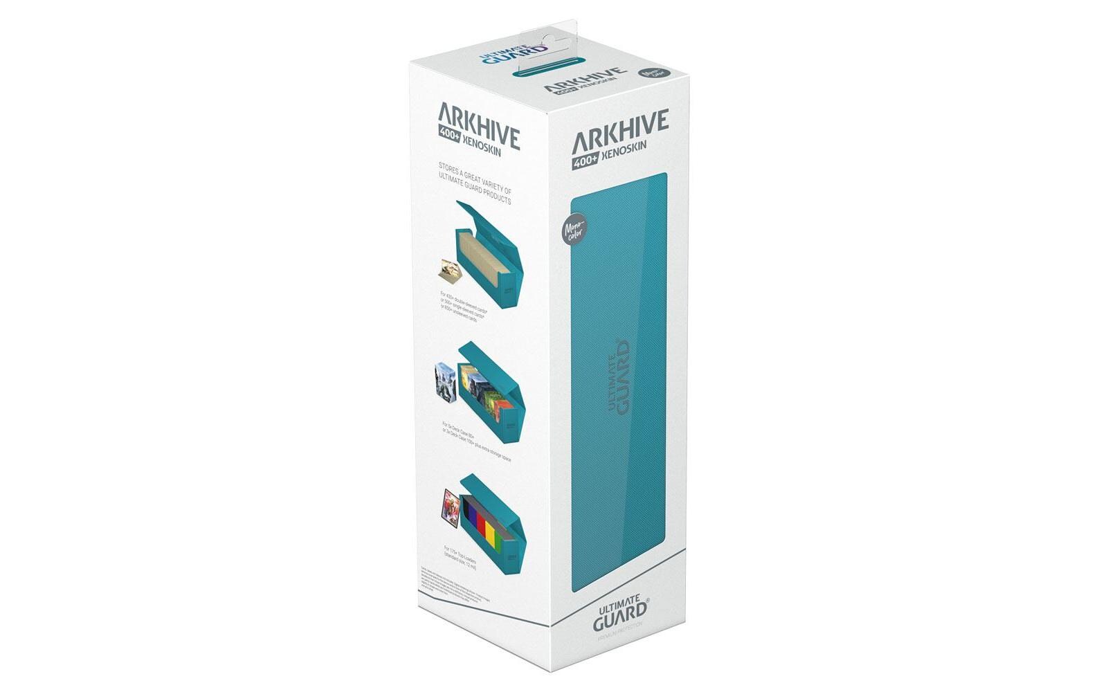 Kartenbox XenoSkin Arkhive Monocolor 400+ PetrolblauHochwertige Box für Sammelkarten in Standardgrösse