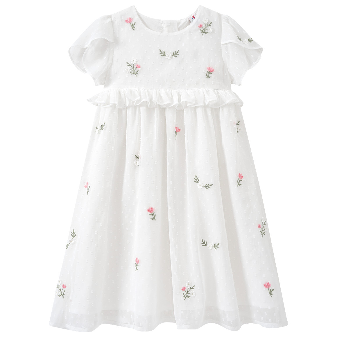 Topolino Mädchen Kleid festlich weiss