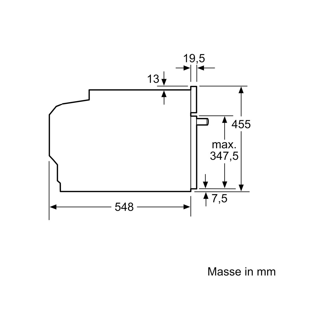 Siemens CM724G1B1 Kompaktbackofen mit Mikrowelle