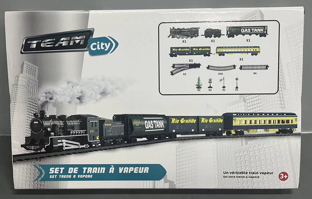 SET DE TRAIN A VAPEUR