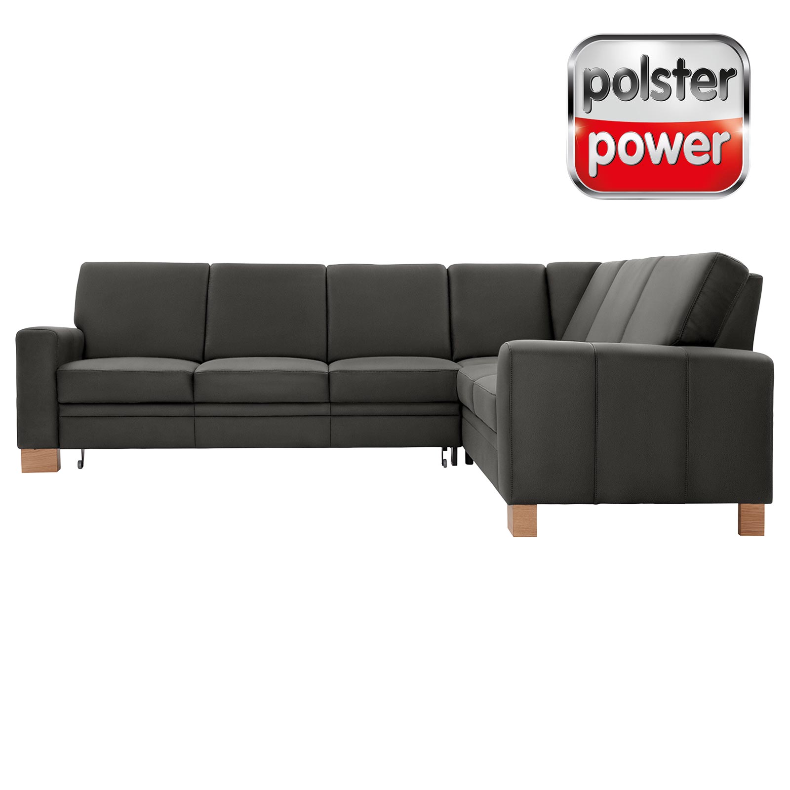 polsterpower Ecksofa - Holiday steel - Basismodell - rechts
