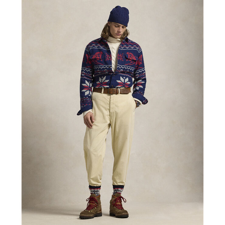 Polo Ralph Lauren FLANNEL JACQUARD-CLMATS 6564 holiday ski jacquard