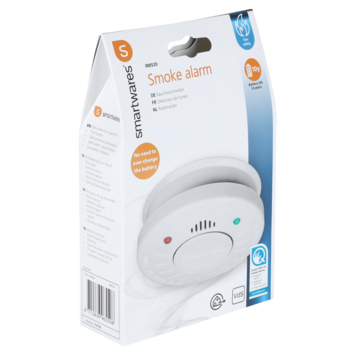 Smartwares Optische Rookmelder RM520 Inclusief 10 jaar lithium batterij