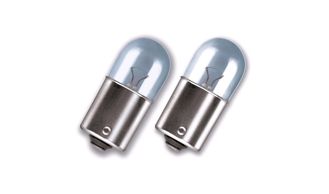Pæresæt 2 stk. R5W BA15s 12V-5W OSRAM