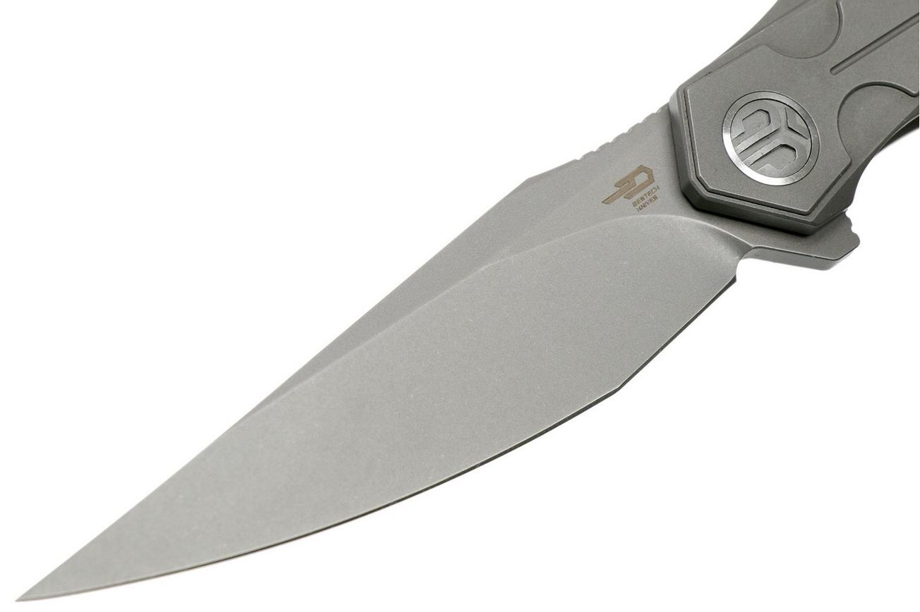 Bestech Samari BT2009A Titanium Grey zakmes, Kombou design