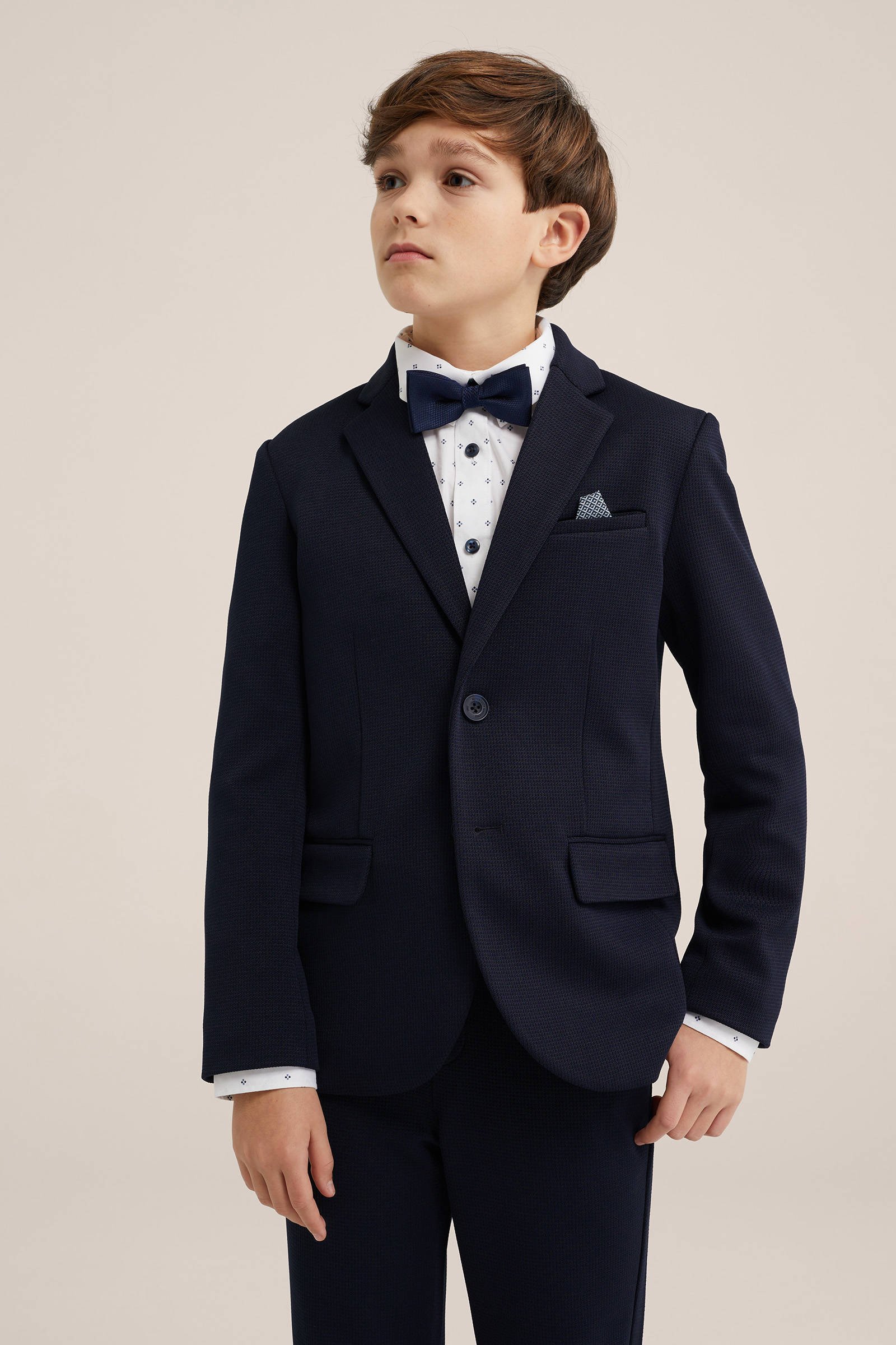 WE Fashion colbert donkerblauw