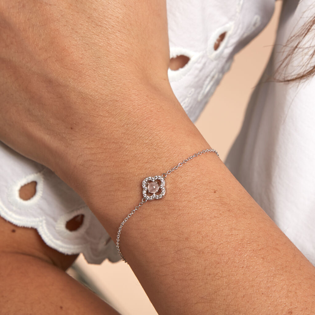 Bracelet Dally Argent Blanc Quartz Oxyde De Zirconium