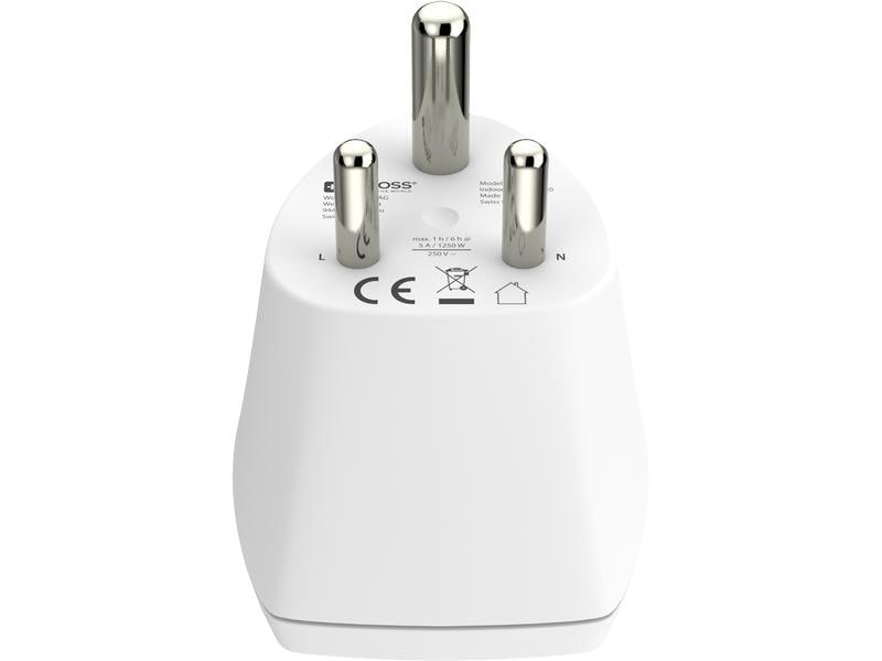 SKROSS Reiseadapter Combo World India Kompakter 2in1 Länderreiseadapter