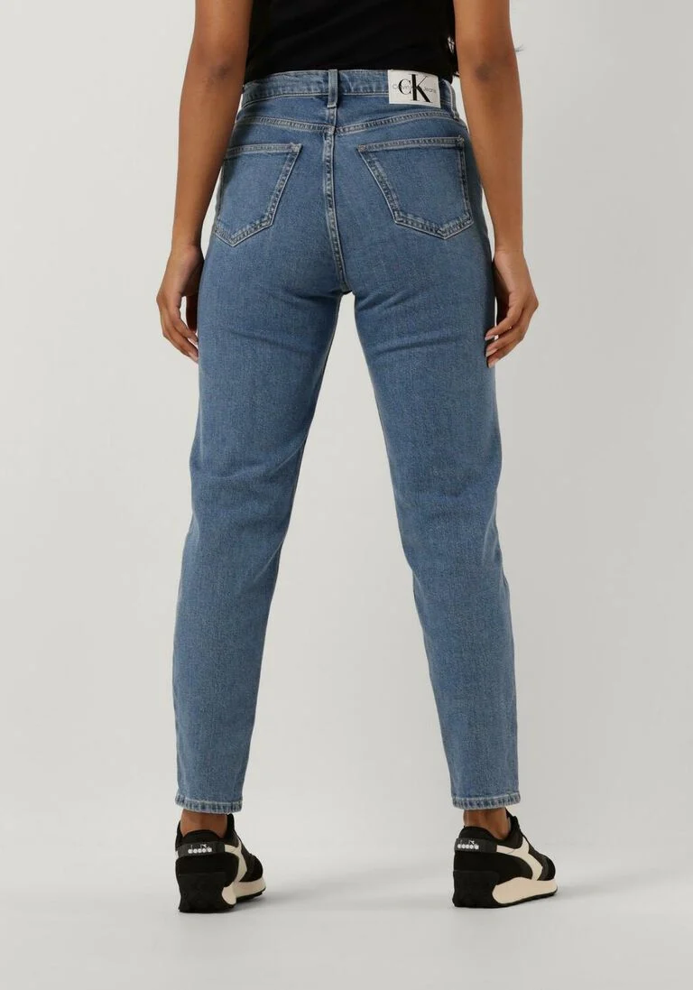 CALVIN KLEIN blauwe calvin klein mom jeans mom jean
