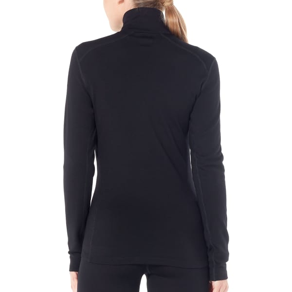 T-shirt thermique ICEBREAKER W 260 TECH LS HALF ZIP BLACK