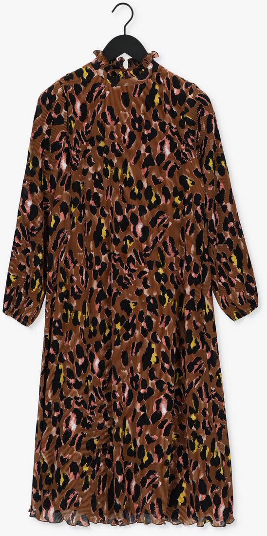 Y.A.S. bruine y.a.s. midi jurk yaspippa ls midi dress s.